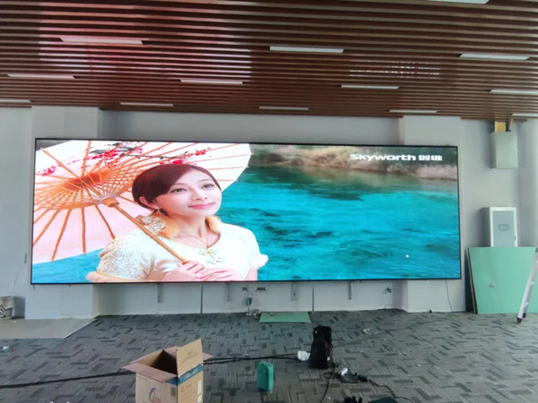 宁夏P1.53led小间距屏安装案例